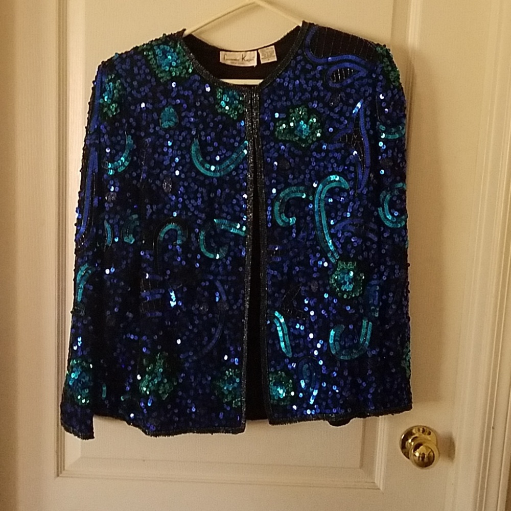 Sequin Dinner Jacket (Laurence Kazar)